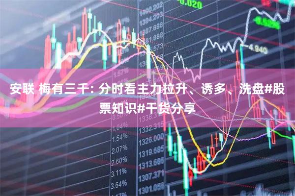 安联 梅有三千: 分时看主力拉升、诱多、洗盘#股票知识#干货分享